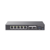 4 en 1: Firewall Nueva Generación, Router, PBX IP, Switch Gigabit de 5 Puertos (4 PoE) y 2 Puertos SFP 2.5 Gigabit