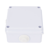 Caja de Conexiones Impermeable IP65, 7 Entradas, Dimensiones 100 x 100 x 70 mm, para Instalaciones Industriales, Comerciales y Residenciales, Incluye Tornillería para su Instalación