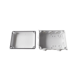 Caja de Conexiones Impermeable IP65, 10 Entradas, Dimensiones 150 x 110 x 70 mm, para Instalaciones Industriales, Comerciales y Residenciales, Incluye Tornillería para su Instalación