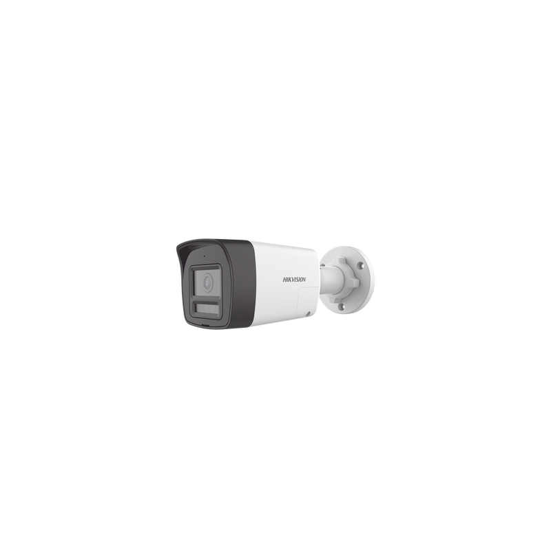 [Audio Bidireccional + Dual Light + ColorVu] Bala TURBOHD 2 Megapixel (1080p) / Lente 2.8 mm / 30 mts IR EXIR + 20 mts Luz Blanca / Micrófono y Bocina Integrado / Exterior IP67 / Metal / dWDR