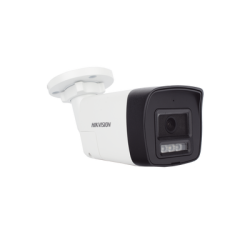 [Audio Bidireccional + Dual Light + ColorVu] Bala TURBOHD 2 Megapixel (1080p) / Lente 2.8 mm / 30 mts IR EXIR + 20 mts Luz Blanca / Micrófono y Bocina Integrado / Exterior IP67 / Metal / dWDR