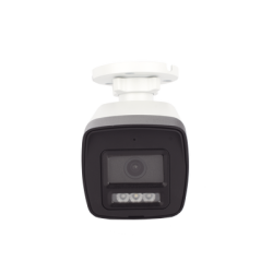 [Audio Bidireccional + Dual Light + ColorVu] Bala TURBOHD 2 Megapixel (1080p) / Lente 2.8 mm / 30 mts IR EXIR + 20 mts Luz Blanca / Micrófono y Bocina Integrado / Exterior IP67 / Metal / dWDR