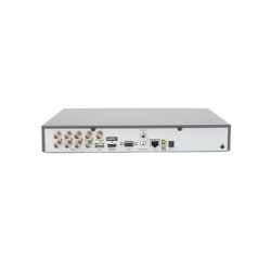 DVR 8 Canales TURBOHD + 4 Canales IP / 5 Megapixel Lite - 3K Lite / Audio de Dos Vías por Coaxitron / Reconocimiento Facial / ACUSENSE (Evista falsas alarmas) / 1 Bahía de Disco Duro / Salida de Video en Full HD