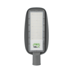 Luminaria LED  de 100 W / 100 - 265 V CA~50/60 Hz / Fotocelda  / Color Blanco/ Dimensiones 200 x 465 x 78 mm / Ángulo de Luz 135°.
