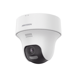 Turret PT  IP 2 Megapixel / Lente 2.8 mm / Dual Light (20 mts IR + 15 mts Luz Blanca) / Wi-Fi / IP54 / dWDR  / H.265 / Audio Bidireccional (Micrófono y Bocina) / Micro SD