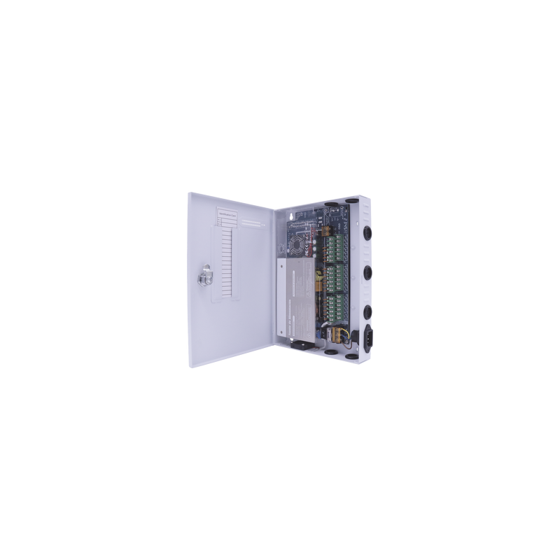 Fuente PREMIUM / 11-15 V / 18 canales / 30 A / Alta tecnología en seguridad / Doble ventilador / Hasta 2 Amperes por Salida / Filtro de Ruido por canal / Diseño de alta gama.
