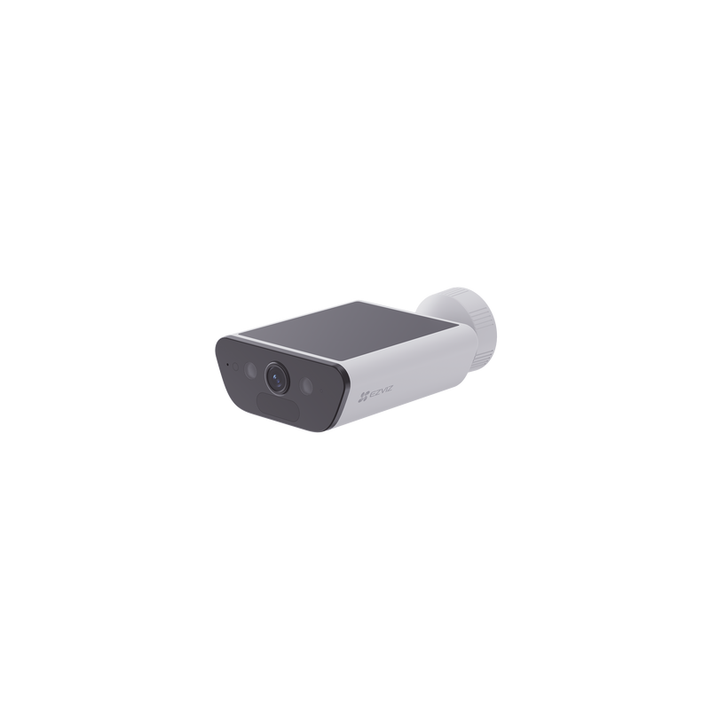 Camara de Bateria con Panel Solar Integrado / 4K Resolucion / WI-FI 6 / Vision Nocturna / Detección Humana y de Vehiculos / Batería de 10400 MAH / IP65 