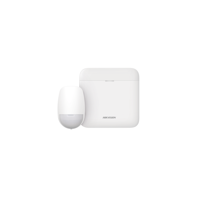 (AX PRO) KIT de Alarma AX PRO / Incluye: 1 Hub con batería de respaldo / 1 Sensor PIR / Wi-Fi / Compatible con Hik-Connect P2P