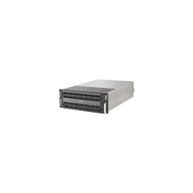 Servidor de Almacenamiento en Red / Soporta 24 Discos Duros (No Incluye Discos) / RAID / iSCSI / Graba 512 canales IP / Doble Controlador