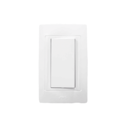 Apagador Escalera Sencillo de 10 A/ 127 V CA ~ 60 Hz / Color Blanco.