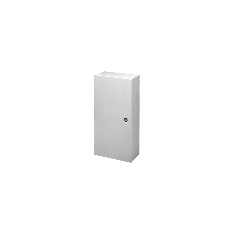 Gabinete de Bisagra Continua, Tipo 1, de 914 x 1219 x 235 mm, De Acero, Color Gris