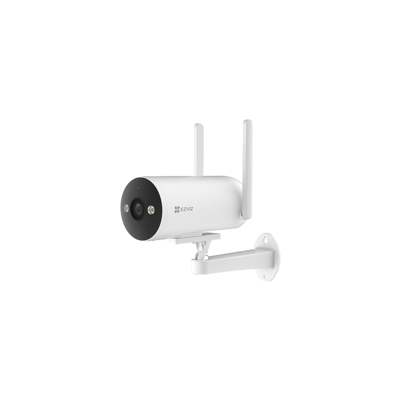 Cámara Bala / 4G / Resolución 3 Megapixel (2K) / Visión Nocturna en Color / AI Detección de Humanos y Vehículos / Defensa Activa con Sirena y Luz Estroboscópica / IP67 
