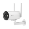 Cámara Bala / 4G / Resolución 3 Megapixel (2K) / Visión Nocturna en Color / AI Detección de Humanos y Vehículos / Defensa Activa con Sirena y Luz Estroboscópica / IP67 