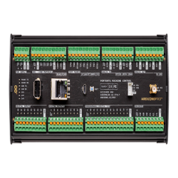 PORTENTA MACHINE CONTROL ,Ideal para aplicaciones en la Industria 4.0 gracias a sus múltiples  puertos de comunicación  y una programación flexible en estándares de PLC o Arduino IDE