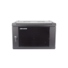 Gabinete para Montaje en Pared - Piso / Puerta de Cristal Templado / Cuerpo Fijo / 6 Unidades de Rack / 19" / Fabricado en Acero
