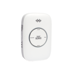 (HikFire) Detector de Gas Natural Metano (CH4) / Alarma Temprana / Salida para cierre de Válvula y/o  activación de Ventilador / Protección IP30 / Alarma de 70dB a 115dB a 1 metro de distancia
