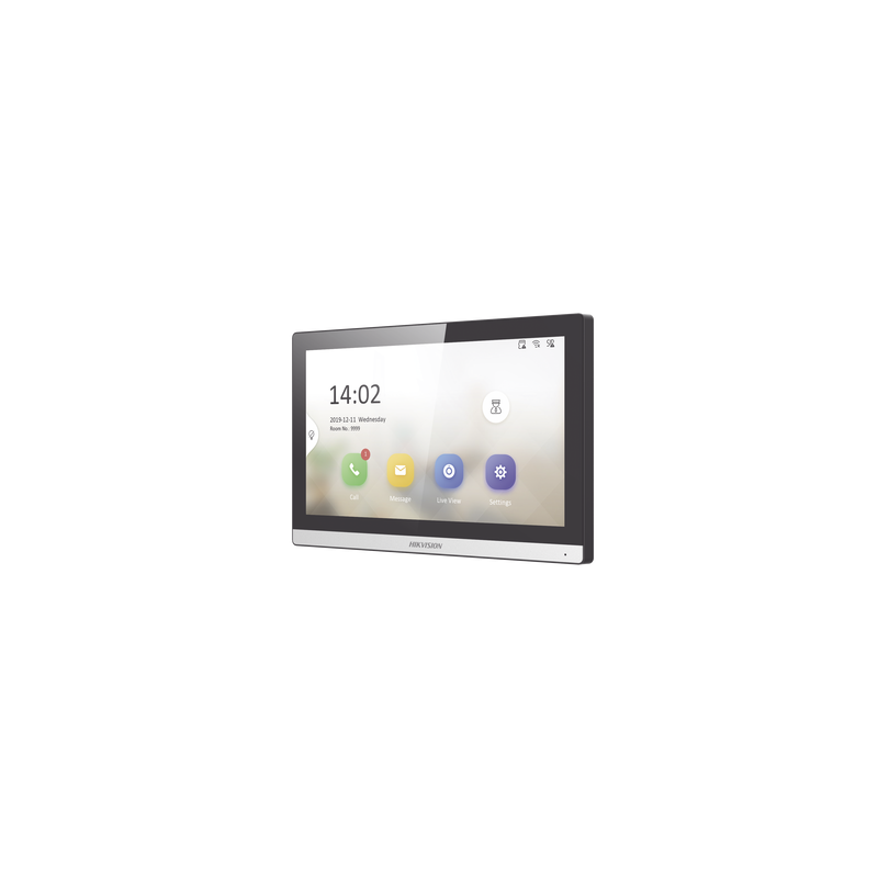 Monitor IP WiFi Touch Screen 7" para Videoportero IP / Vídeo en Vivo / PoE Estándar / Apertura Remota / Llamada Entre Monitores / Audio bidireccional / Borde slim