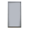 Puerta metálica galvanizada 3x7 pies / Resistente a fuego por 180 min. /Preparación para cerradura cilíndrica y refuerzo para cierra puerta 