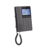 Teléfono IP Hotelero con pantalla LCD a color, 2 líneas SIP con 2 cuentas, codec Opus, IPV4/IPV6, color negro, con gestión en la nube GDMS
