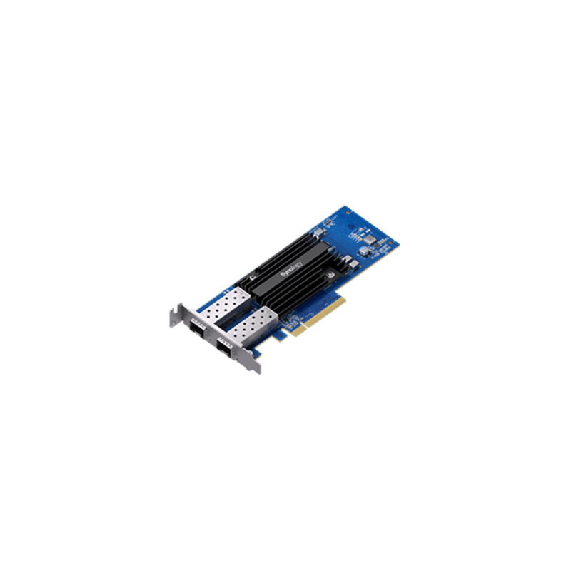 Adaptador de Red SFP28 de 25 GbE de Doble Puerto | Compatible con Synology | PCIe 3.0 x8 | SFP28 SR y LR | Link Aggregation | Garantía de 5 Años.