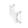 Accesorio Para Montaje de Equipos o Dispositivos en Gabinetes Multipropósito, de Instalación a Presión, de Acero, Color Blanco