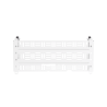 Accesorio Para Montaje de Equipos o Dispositivos en Gabinetes Multipropósito, de Instalación a Presión, de Acero, Color Blanco
