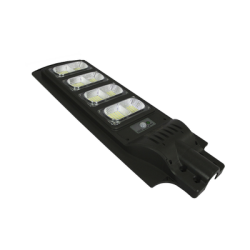 Luminaria con Panel Solar y Sensor de Movimiento de 160 W/ Luz fría 6 500 K/ Dimensiones 720 x 240 mm / Ángulo de Luz 120°.