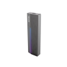 Carcasa para SSD M.2 y SATA (Enclosure) / Conector USB-C / ASUS Aura RGB SYNC  / Hasta 10 Gbps / Tamaños: 2242, 2260 y 2280
