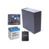 Kit con fuente PLB2 con salida de 12 Vcc a 1.5 Amper, incluye transformador y batería de 12 V a 5.5 Amper 