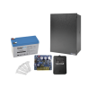 Kit con fuente PLB3 con salida de 12 Vcc a 4 Amper, incluye transformador y batería de 12 V a 7 Amper 