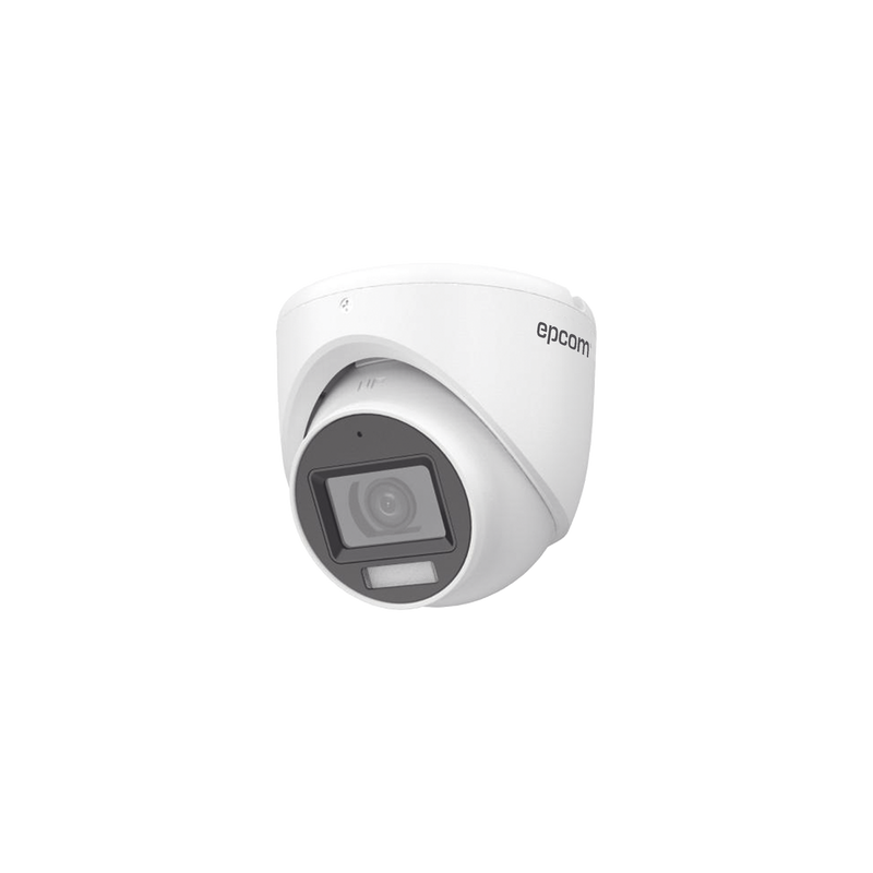 [Dual Light + ColorVu] Turret TURBOHD 2 Megapixel (1080p) / Lente 2.8 mm / 30 mts IR + 20 mts Luz Blanca / Gran Angular 101° / Exterior IP67 / Micrófono Integrado /  4 Tecnologías /  Metal 