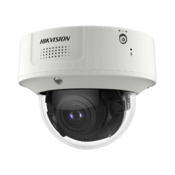 Domo IP 4 Megapixel / Lente Mot. 2.8 a 12 mm 2 / 40 mts IR EXIR / 2 Analiticos Simultaneos / DeepinView / 2 Micrófonos Integrados  / IP67 / IK10 / H.265+ / WDR 150 dB / Captura Facial / Búsqueda por Atributos / 