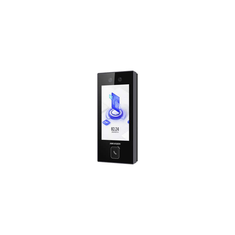 Terminal Facial Min Moe con BOTON DE LLAMADA FÍSICO / 3000 Rostros / Pantalla 4.5" / Administrable en la Nube con Hik-Connect Teams / Exterior IP65 / PoE / WiFi / HIK-IA