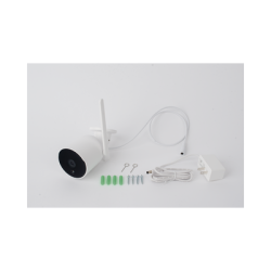 CAMARA BALA IP 2MP| WIFI | AUDIO DE 2 VIAS| ALMACENAMIENTO EN MICROSD| LENTE DE 4MM | ANGULO DE APERTURA 90 GRADOS IP65