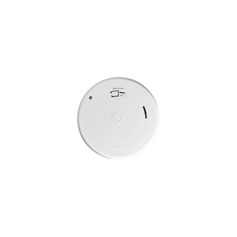 Alarma de Humo First Alert SM210L / Sensor Fotoelectrico / Batería de Litio Sellada de 10 Años / Luz de Seguridad / Rango de Temperatura 4.4°C a 37.8°C/ Cumple UL217, CSFM, NFPA 72, NFPA 101, ICC