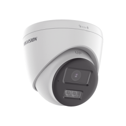 [Audio Bidireccional + Dual Light + ColorVu] Turret TURBOHD 3k (5 Megapixel) / Lente 2.8 mm / 40 mts IR EXIR + 40 mts Luz Blanca / Micrófono y Bocina Integrado / Exterior IP67 / dWDR