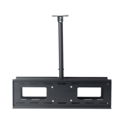 Montaje de Techo Universal Doble para Monitores de 32 a 65" / Soporta hasta 60 kg x pantalla  / Vesa 600 x 400/  Acero / Montaje Telescopico de 50 cm hasta 90 cm
