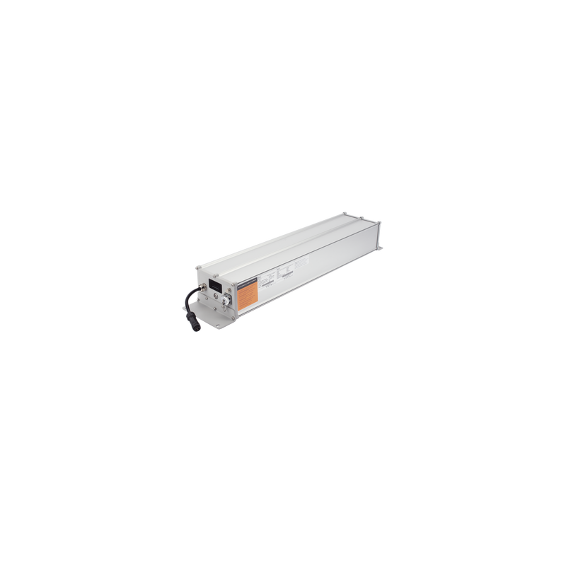 Batería de Ion-Litio para Videovigilancia 1280 Wh,  100Ah,  Controlador Incluido, Conexión Directa a Panel Solar y Salida de 12 Vcc o 24 Vcc