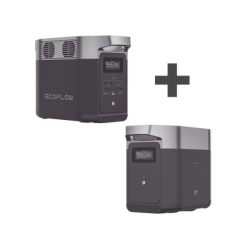 Kit de Estación de Energía Portátil 1024Wh + Batería Externa 1024Wh (2048Wh Totales)