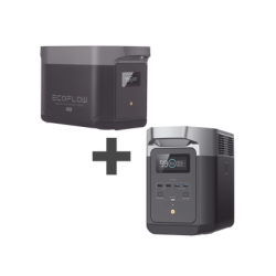 Kit de Estación de Energía Portátil 2048Wh + Batería Externa 2048Wh (4096Wh Totales)