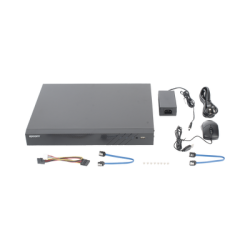 DVR 32 Canales TurboHD + 8 Canales IP / 5 Megapixel Lite - 3K Lite / Acusense (Evita Falsas Alarmas) / Audio Bidireccional / 2 Bahías de Disco Duro / H.265+ / Salida de Video en Full HD