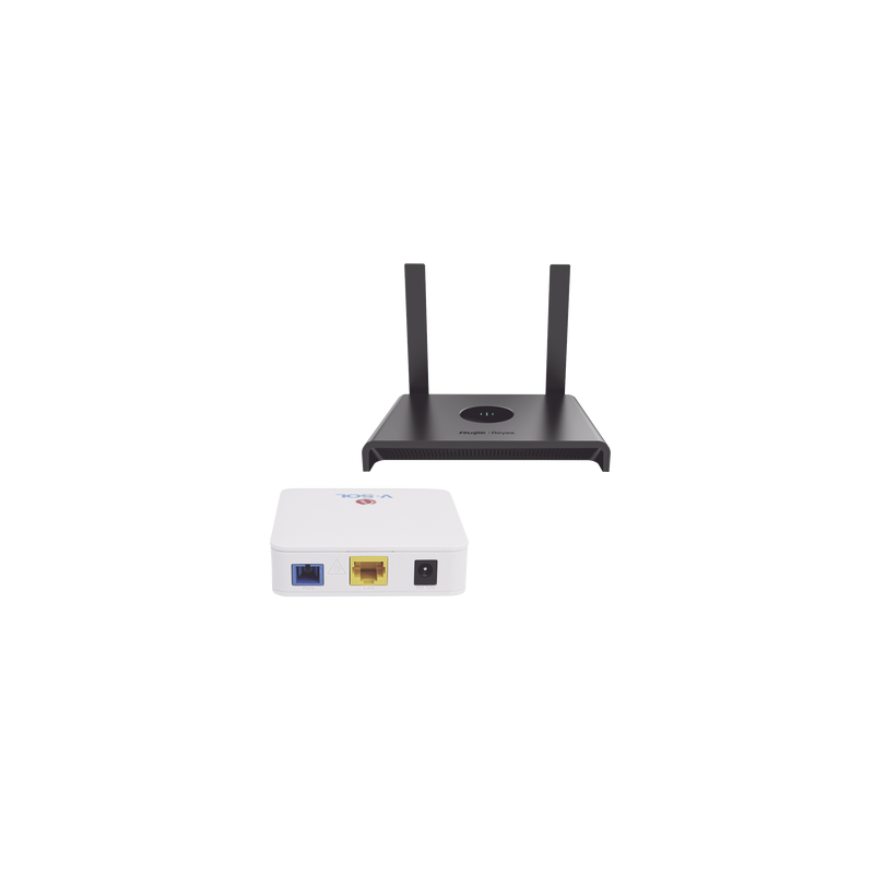 Kit 1 ONU Bridge V-Sol, Dual GPON/EPON con Router Home Wi-Fi Ideal para distribuciones WISP de mayor cobertura Wi-Fi en Hogares y Oficinas