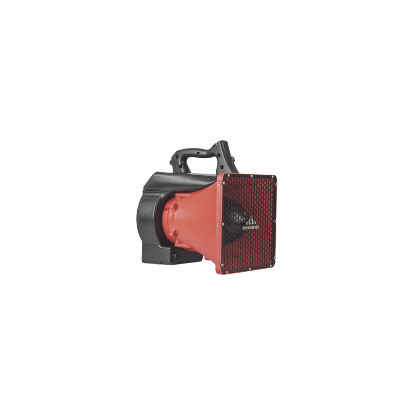 Altavoz Portátil De Alta Fidelidad HyperSpike® Serie HS-10, Con Aislante De Ruido, Color Rojo Con Negro 