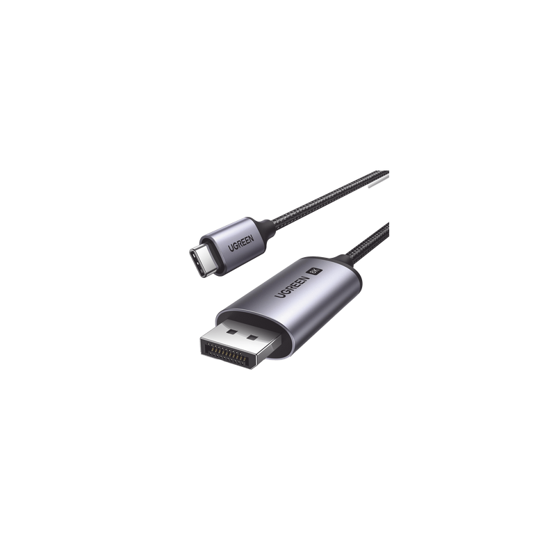 Cable USB-C a DP 1.4 | 3 metros | Compatible con Thunderbolt 3 & 4 | 8K@60Hz | 4K@240Hz | HDR10+ | eARC | DTS | 3D | ALLM | VRR | | FreeSync G-Sync | Caja de Aluminio | Nylon Trenzado | Conector Niquelado | Blindaje Multicapa.
