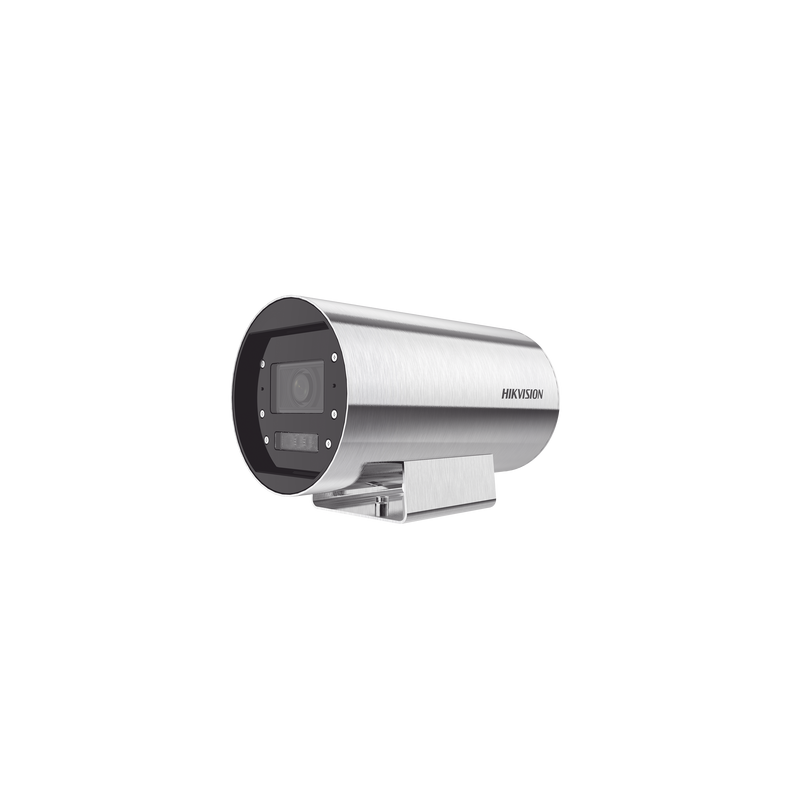 Bala IP 4 Megapixel / Lente Mot. 2.8 a 12 mm / Acero Inoxidable (304) / Altas Temperaturas (150°C) / Refrigeración por Agua / IP68 / Dual Light (30 mts IR + 20 mts Luz Blanca) / WDR 120 dB / ONVIF / PoE+ / Alarmas I/O / ACUSENSE