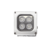 Iluminador LED de Alta Potencia | Luz Blanca | 10 Metros de Iluminación | Cobertura 120° | IP66 | Bajo Consumo de Energía | Fotocélula Incorporada | Soporte en “U” | Carcasa de Aluminio | Alta Transmitancia de Luz. | C