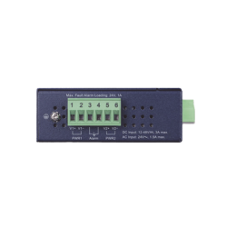 Convertidor de medios industrial PoE+ 1000BASE-SX a 10/100/1000BASE-T 802.3at (SC,MM) -550 m