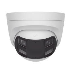 [ColorVu + Panoramica + Dual Light] Turret TURBOHD 3K (5 Megapixel) / Micrófono Integrado / Visión 180° / Imagen a Color 24/7 / 40 mts Luz Blanca + 40 mts IR / Exterior IP67 / WDR