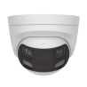 [ColorVu + Panoramica + Dual Light] Turret TURBOHD 3K (5 Megapixel) / Micrófono Integrado / Visión 180° / Imagen a Color 24/7 / 40 mts Luz Blanca + 40 mts IR / Exterior IP67 / WDR