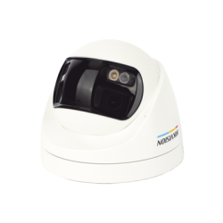 [ColorVu + Panoramica + Dual Light] Turret TURBOHD 3K (5 Megapixel) / Micrófono Integrado / Visión 180° / Imagen a Color 24/7 / 40 mts Luz Blanca + 40 mts IR / Exterior IP67 / WDR